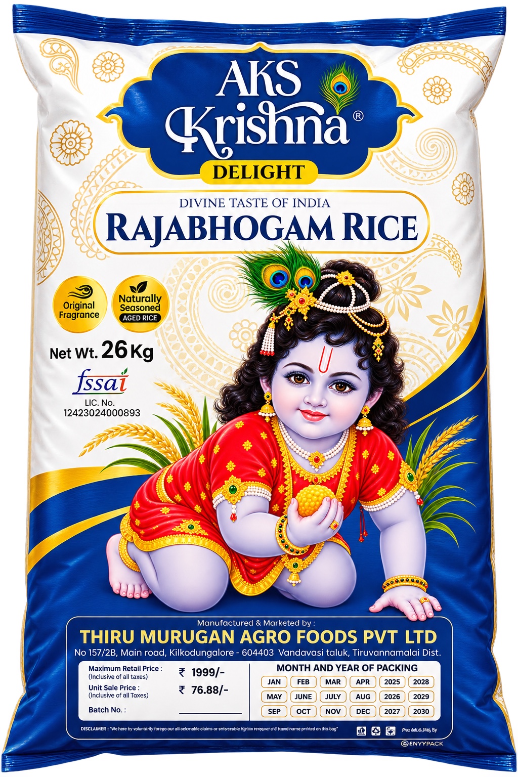 Aks Krishna 26 KG