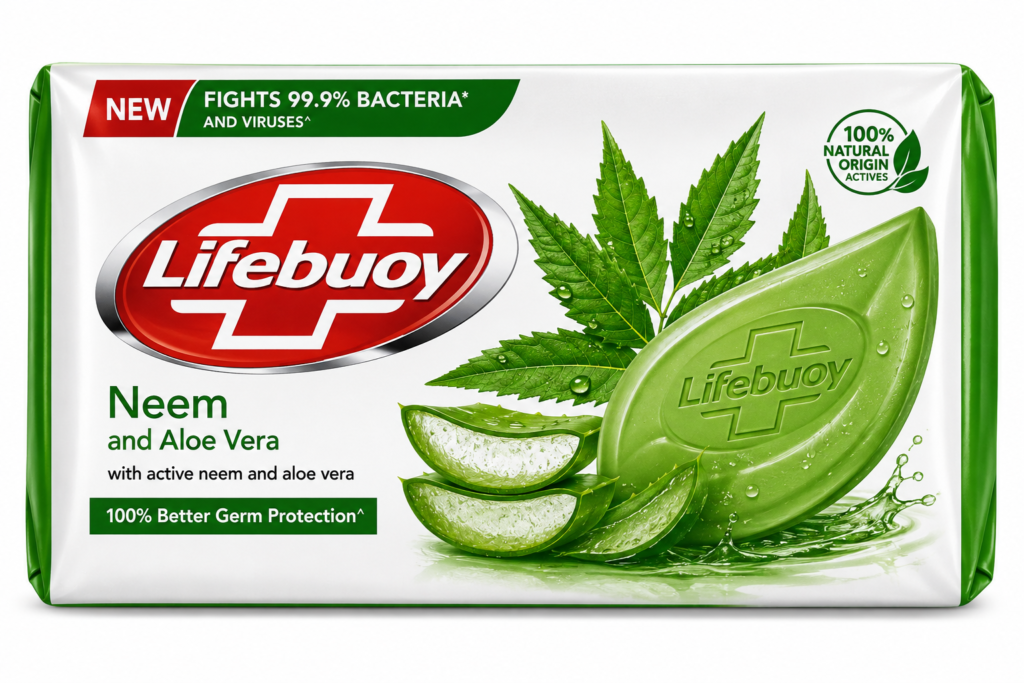 Lifebuoy Neem And Aloe Soap